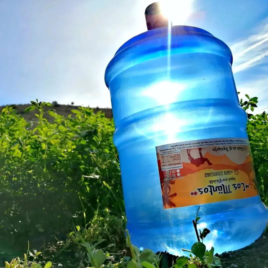 Bidones de agua purificada listos para entrega